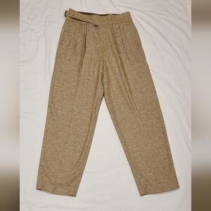 Banana Republic Women's‎ Tan Pleated Trousers